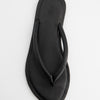 Sandalias negras de piel - Nude