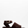 Perforated suede flat sandals - Norma