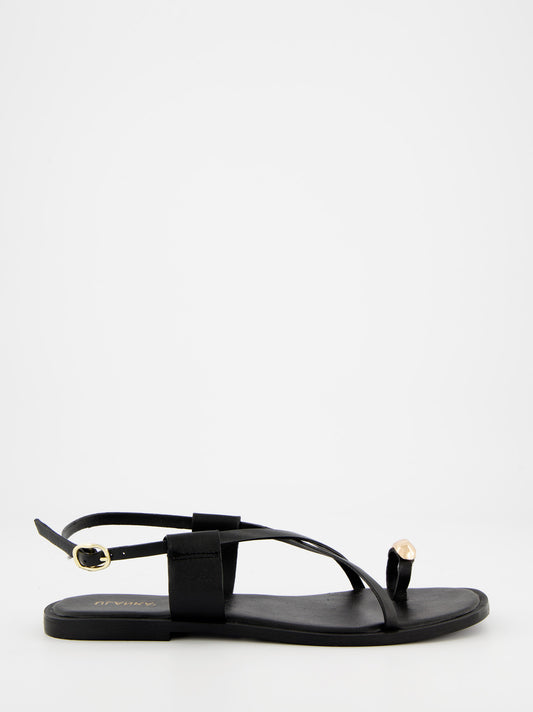Flat leather sandals - Ossy