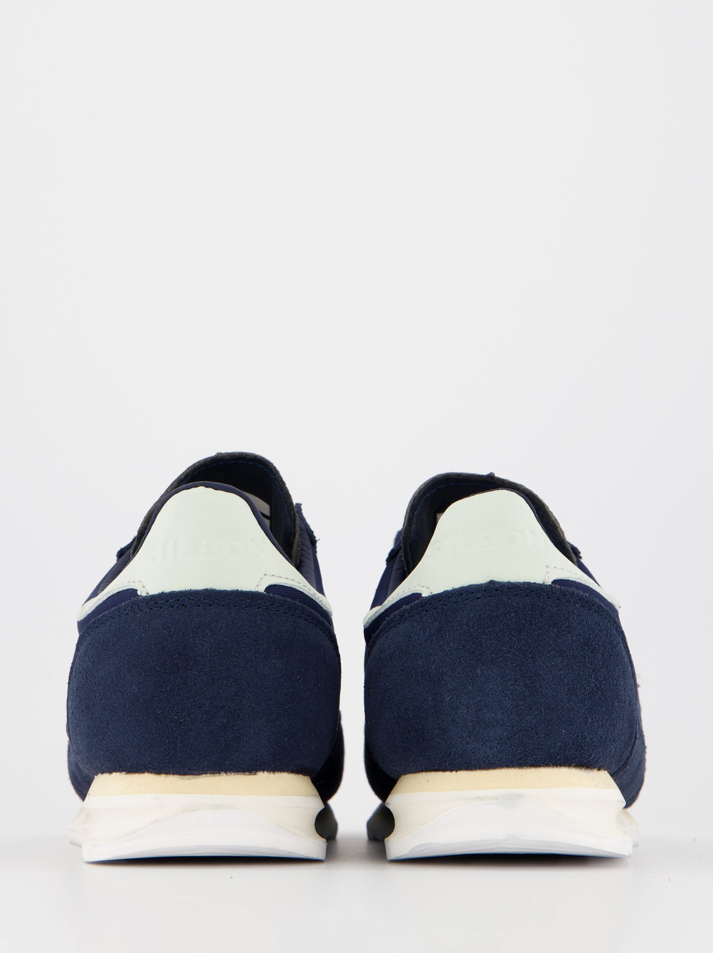 Silbon Vintage - Zapatillas de piel azul navy