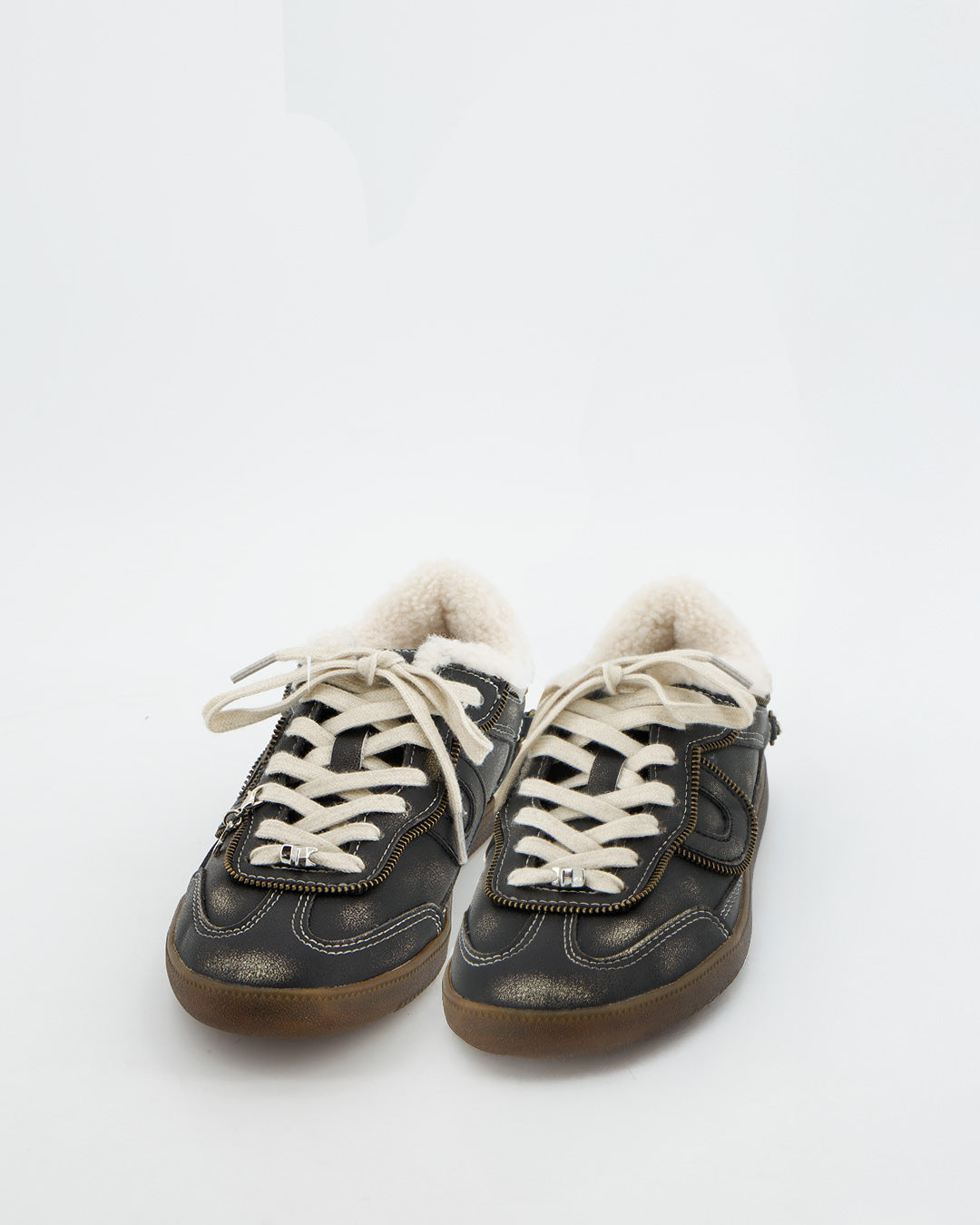 Sneaker de Pel con Cuello de Borreguito - Chile
