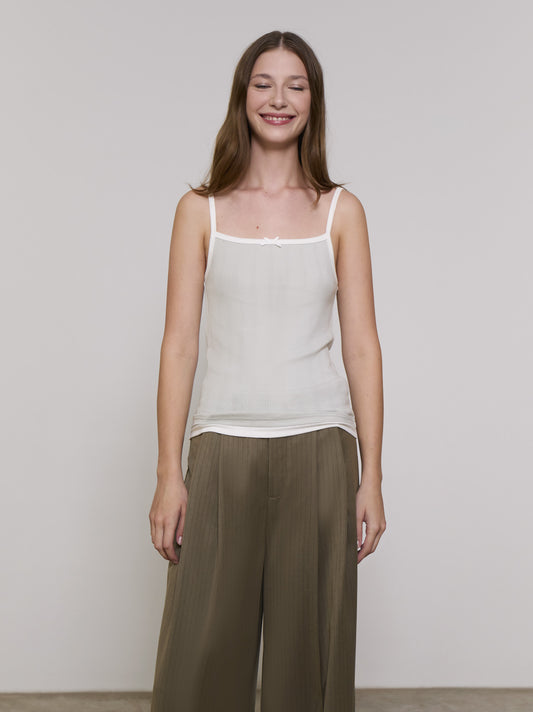 Pointelle knit top - ULK Lilith