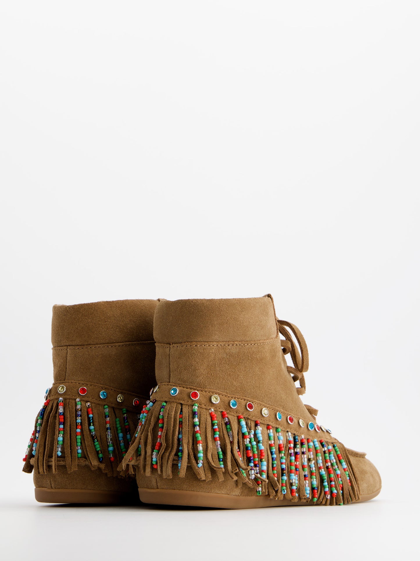 Fringed leather ankle boots - ULK Forth