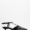Zapatos de tacón negros con tachuelas - ULK Leyre