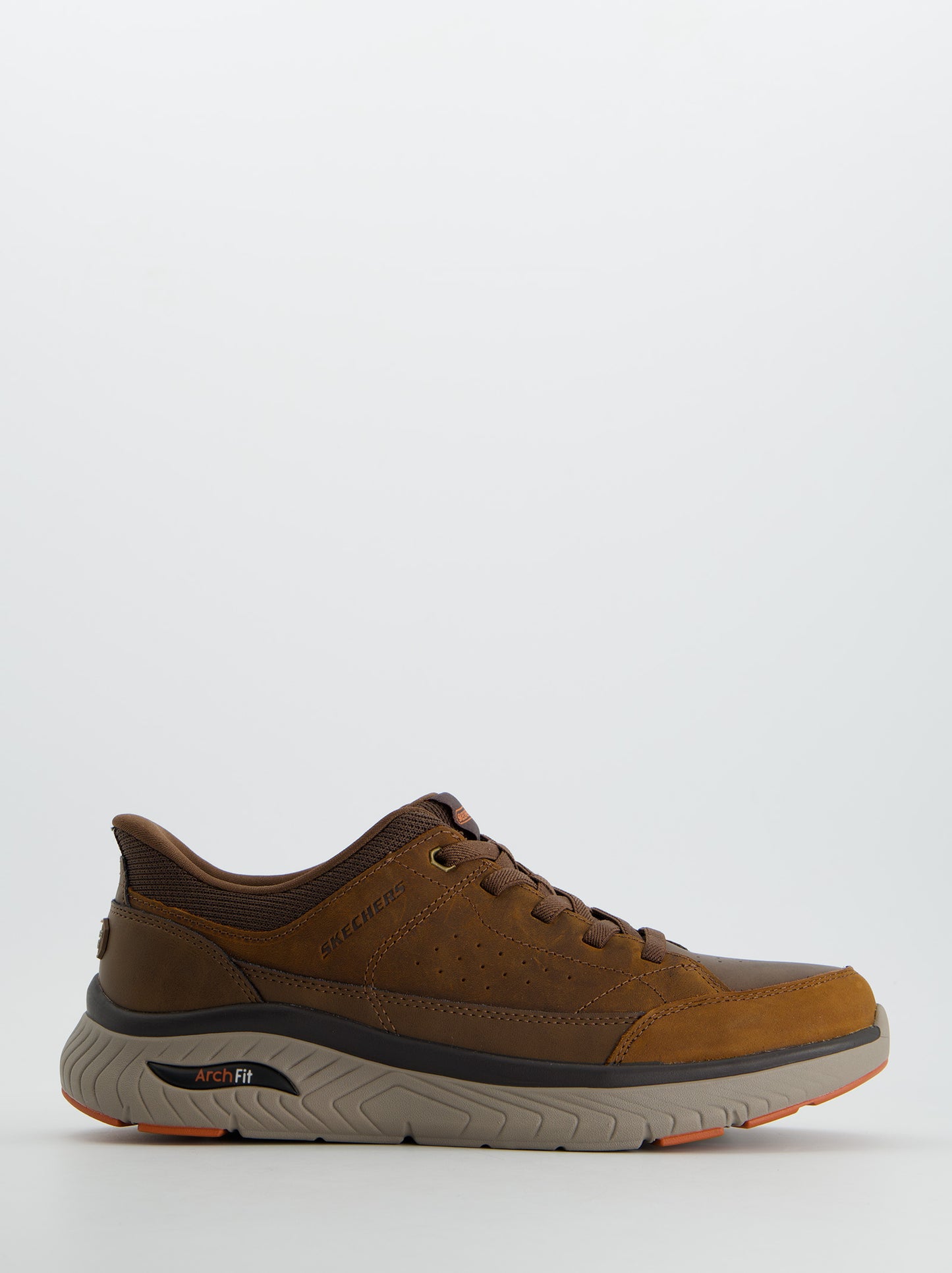 Zapatilla Skechers Marrón con Suela Deportiva