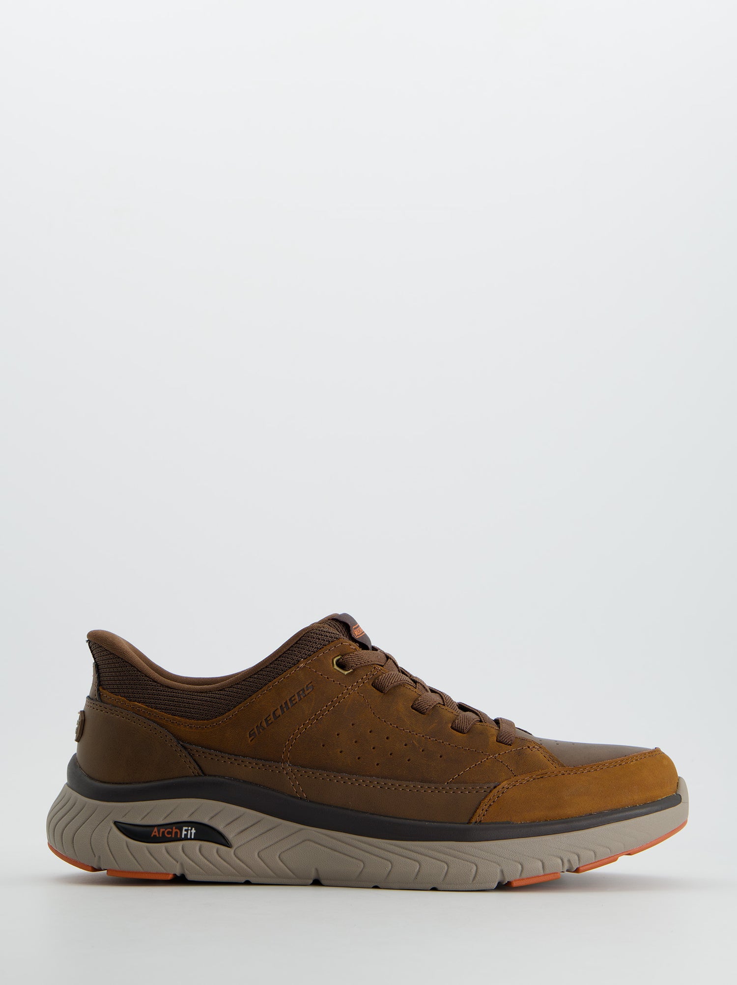 Zapatilla Skechers Marrón con Suela Deportiva