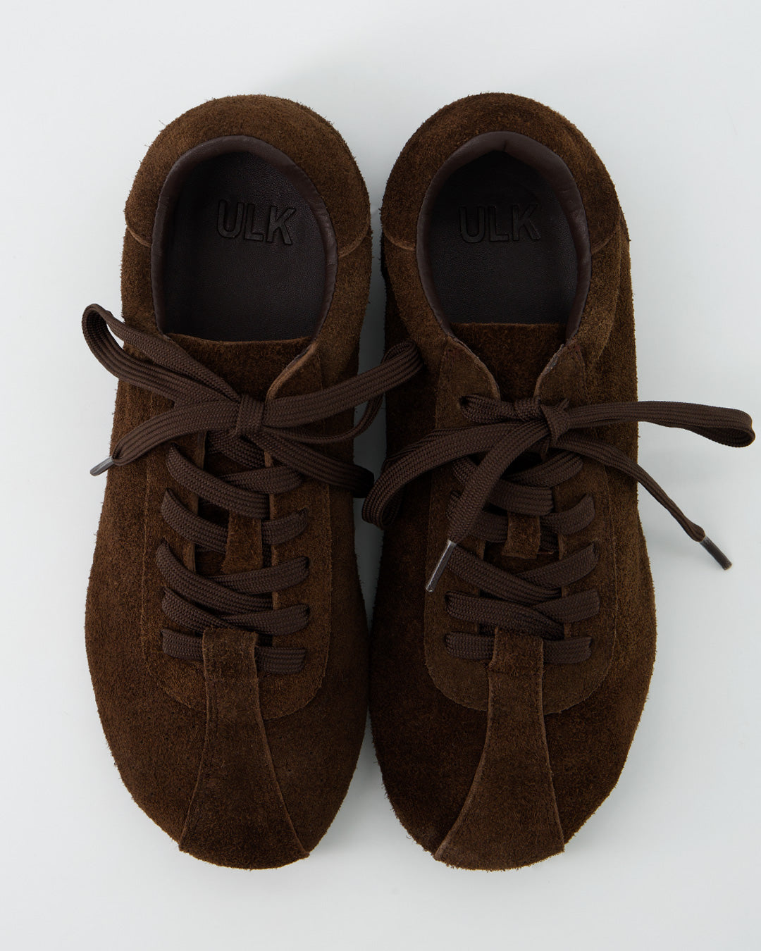Minimalist brown suede sneaker - Tent
