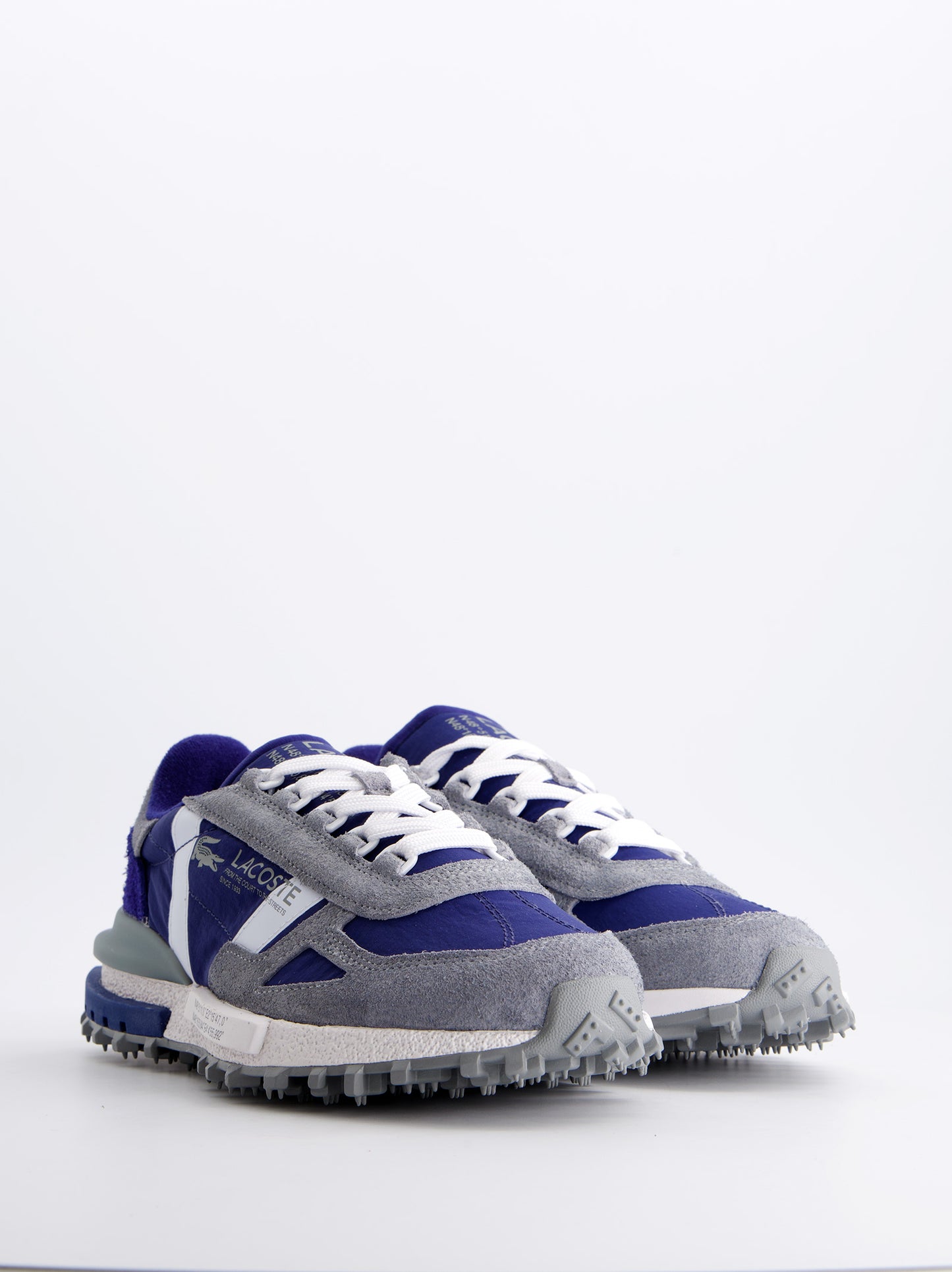 Zapatillas Lacoste Deportivas Azul Eléctrico y Gris - Elite Active