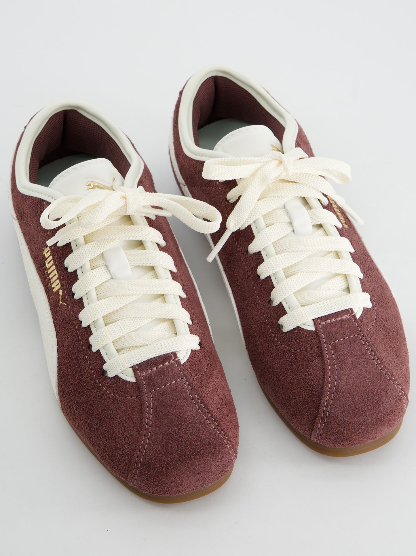 Zapatillas Puma Tracke Suede Granate y Crema