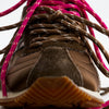 Zapatillas Retro Marrón con Doble Cordón Fucsia - Victoria