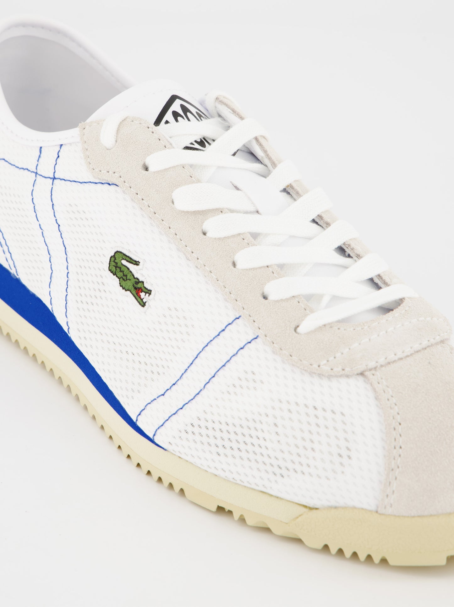 Zapatillas de ante y malla Lacoste Club Low