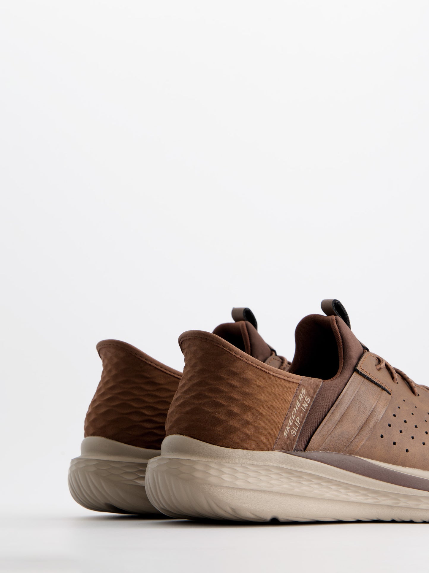 Zapatillas deportivas de piel Slip-Ins Extra Wide - Skechers Slade Zachary