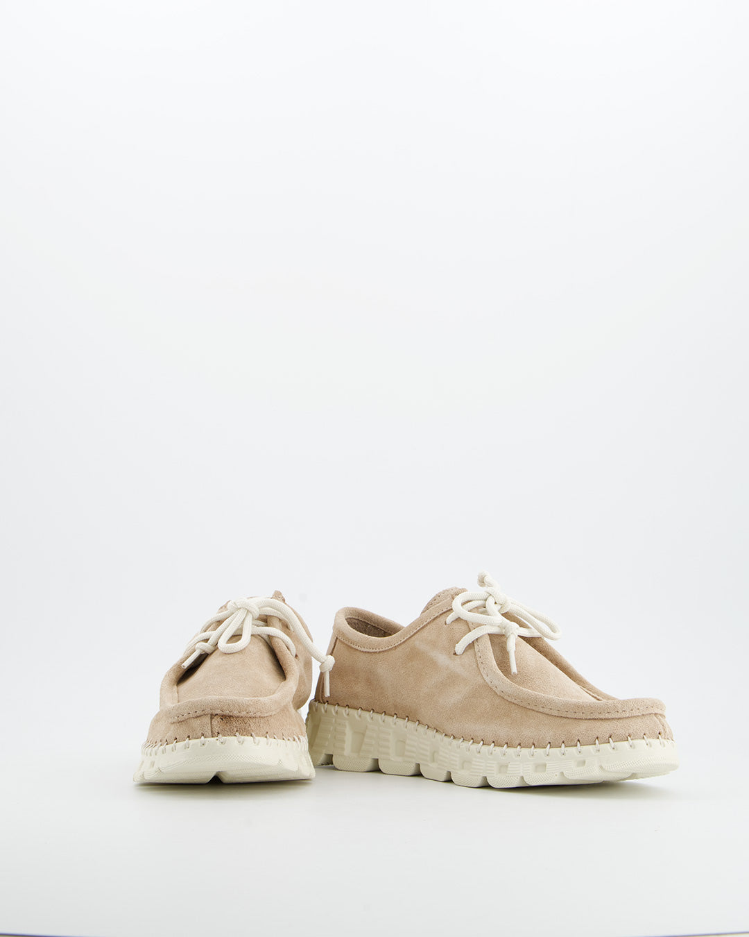 Zapato casual de serraje con cordones - Suede