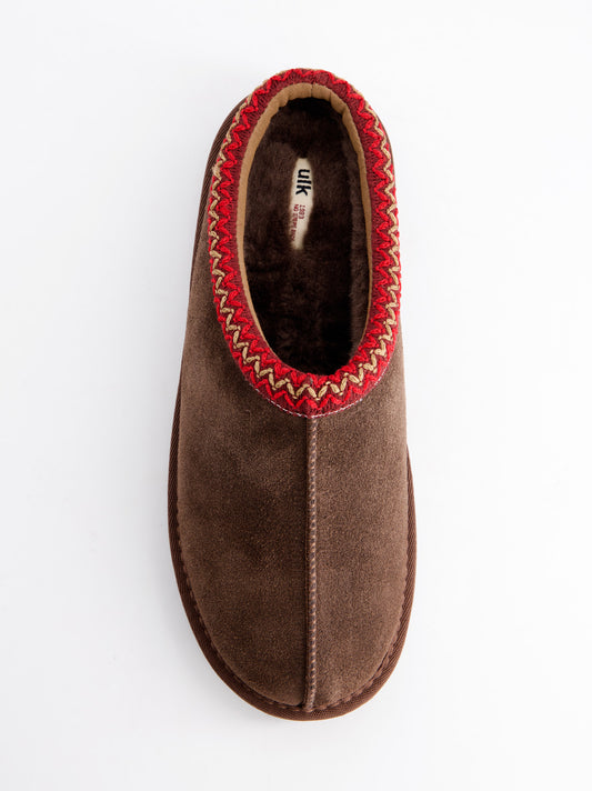 Suede clogs with inner lining - Yoki