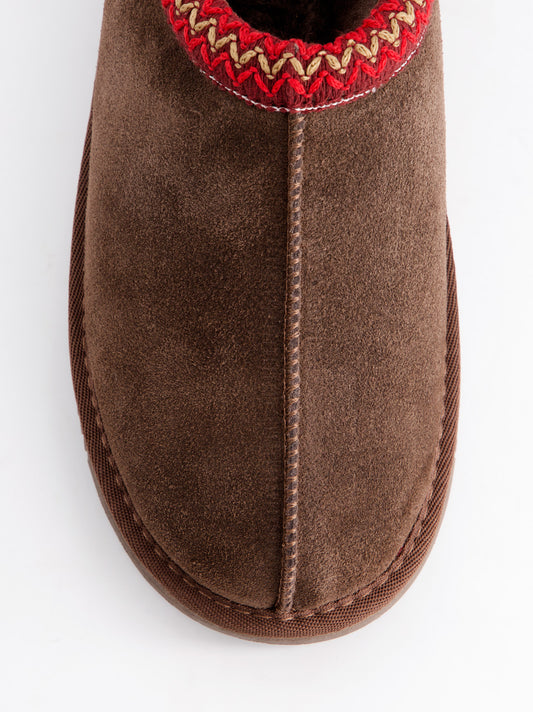 Suede clogs with inner lining - Yoki