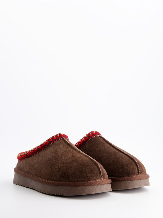 Suede clogs with inner lining - Yoki