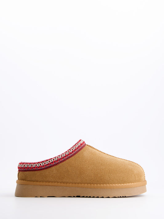 Suede clogs with inner lining - Yoki