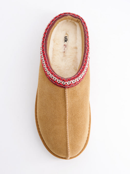 Suede clogs with inner lining - Yoki