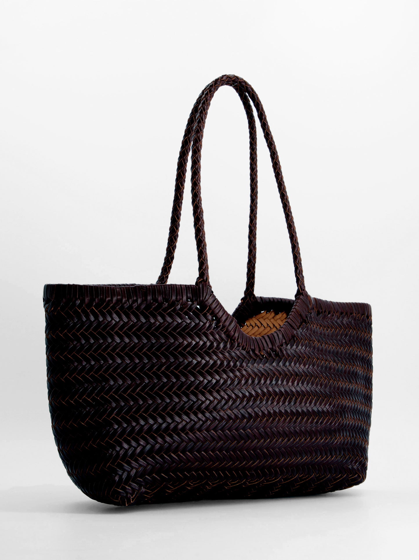 Braided leather shopper bag - Romi Ulanka