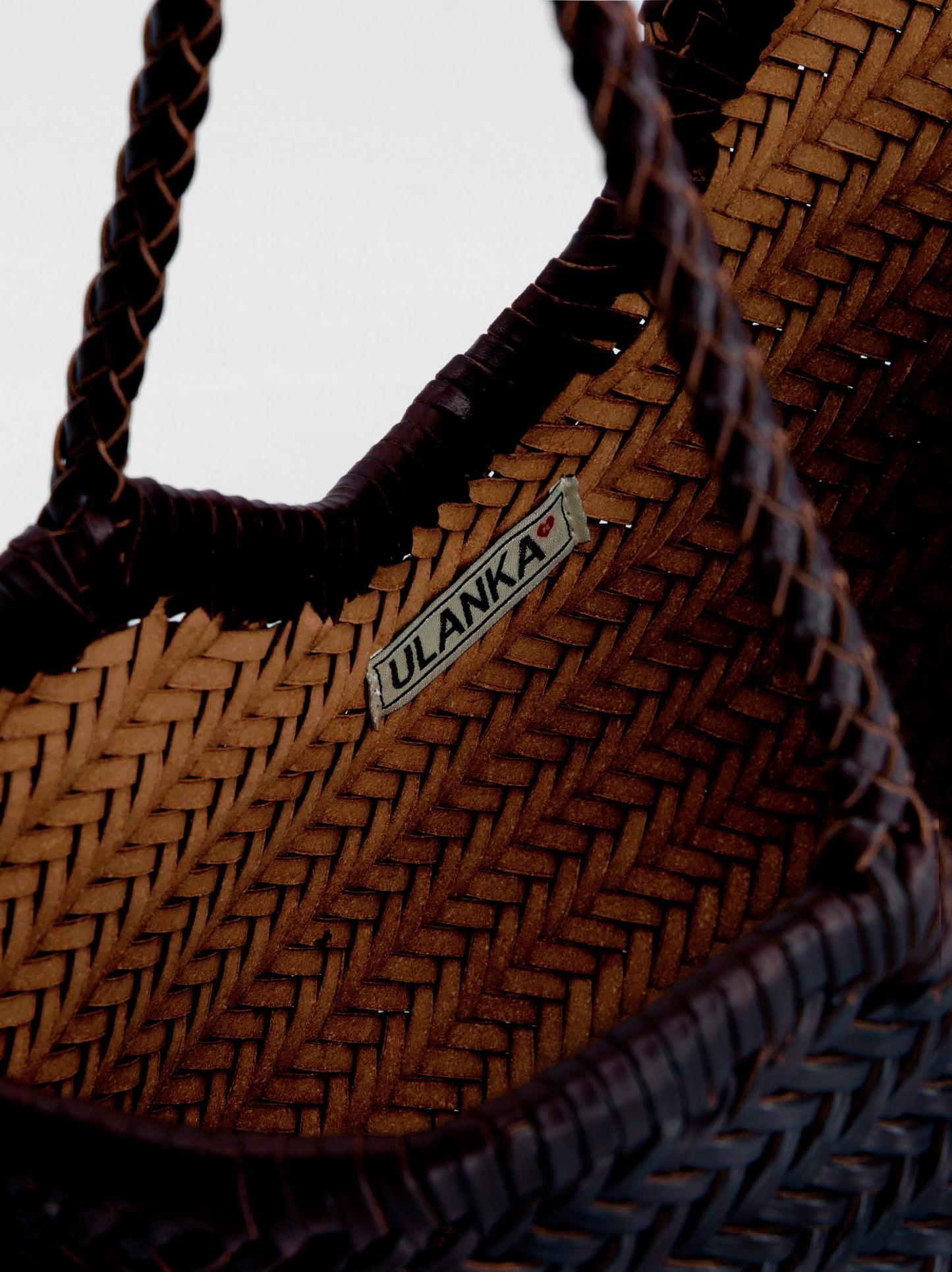 Braided leather shopper bag - Romi Ulanka