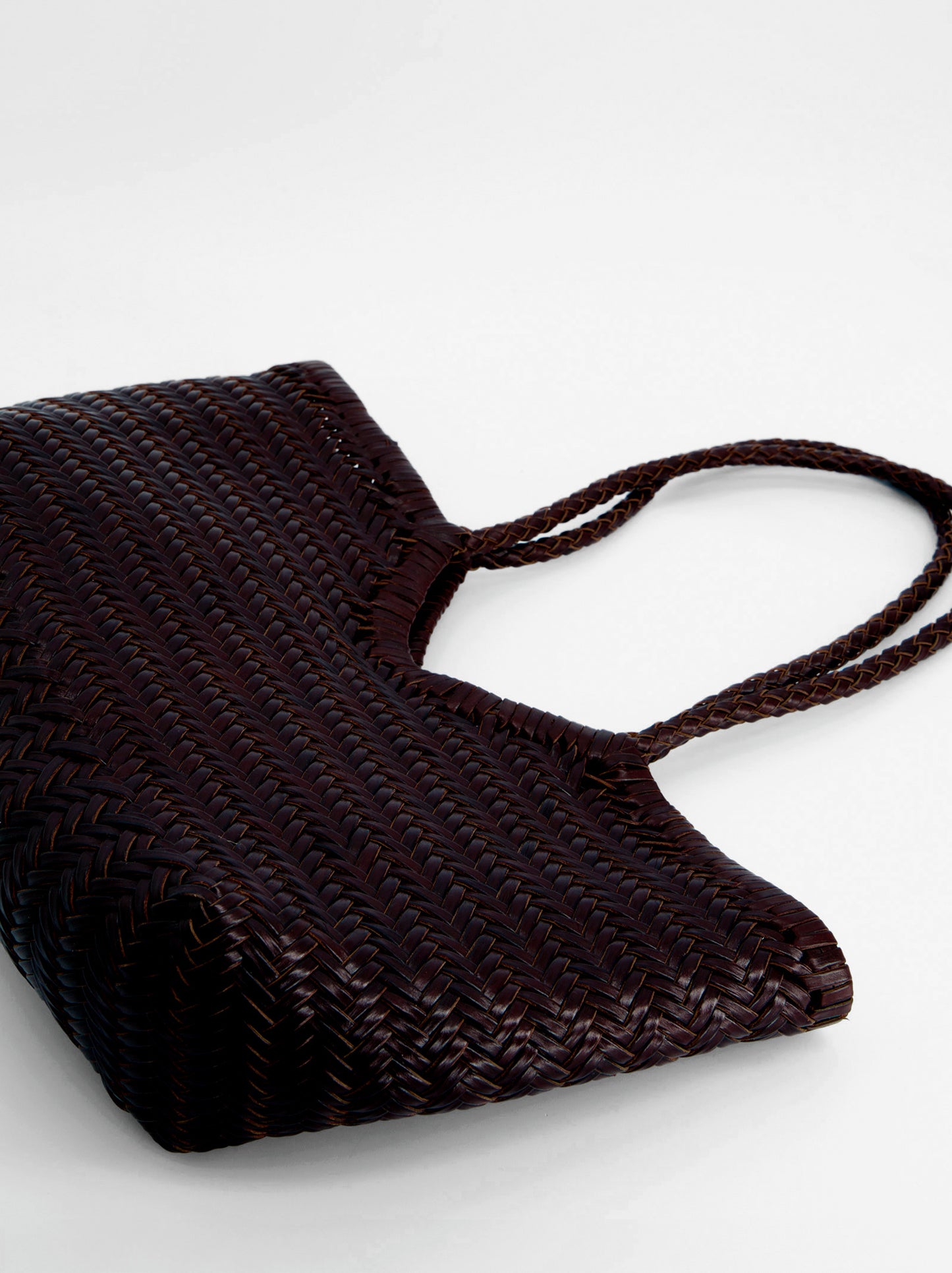 Braided leather shopper bag - Romi Ulanka