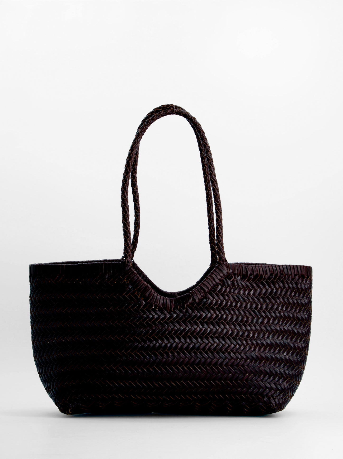 Braided leather shopper bag - Romi Ulanka