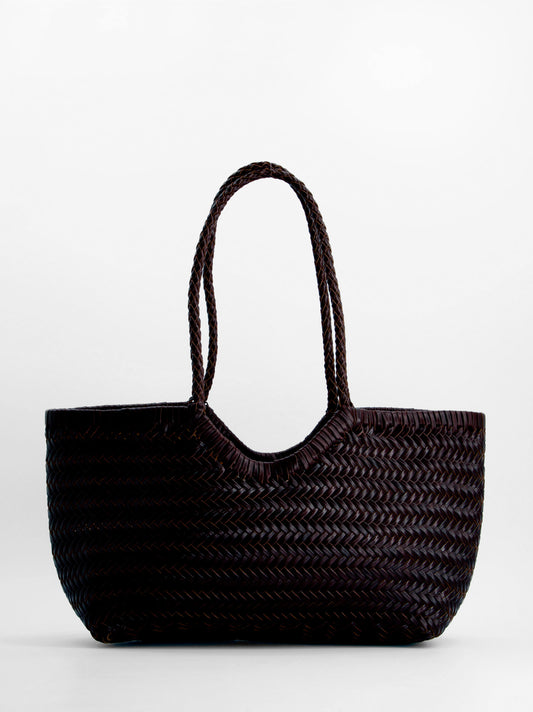 Bolso shopper de piel trenzada - Romi