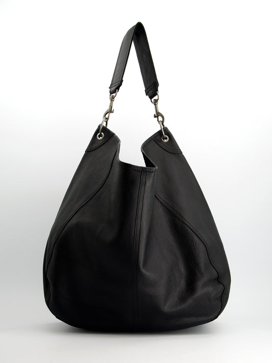 Bolso hobo en piel con mosquetones - Apris