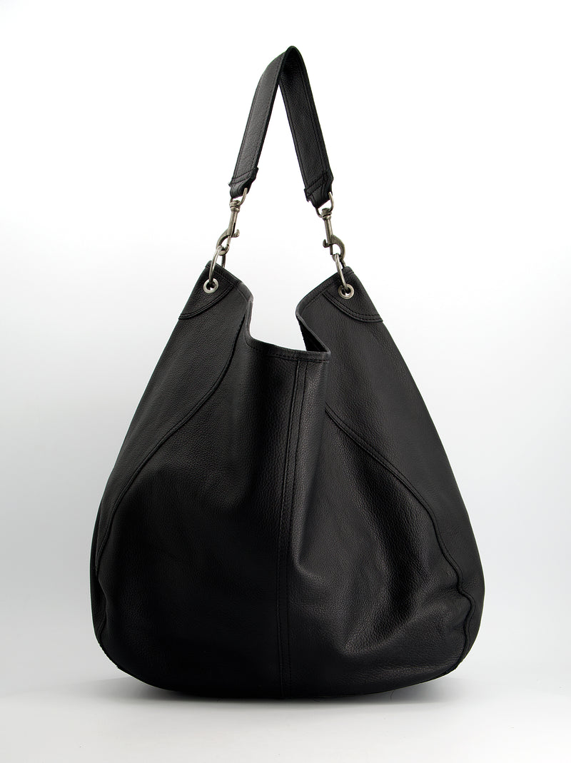 Bolso hobo en piel con mosquetones - Apris