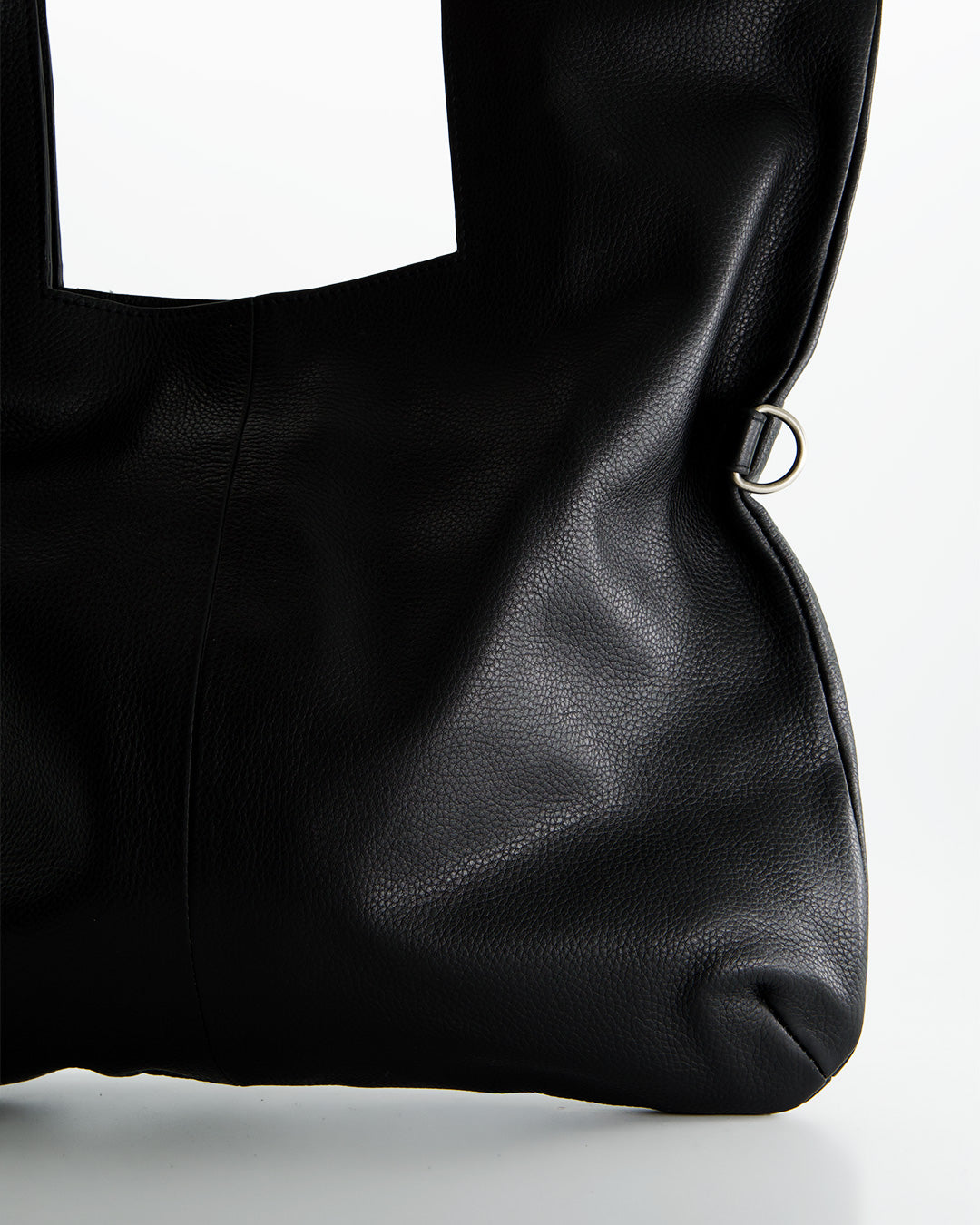 Black leather bag - Mom Joe