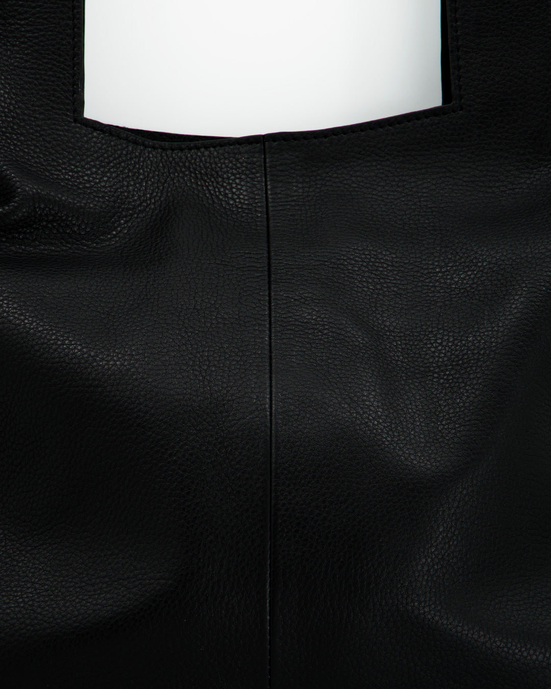 Black leather bag - Mom Joe