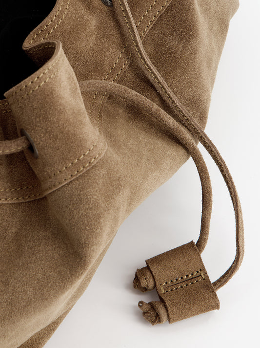 Bolso bucket de piel cierre ajustable - Pomelie