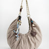 Bolso fruncido reversible con charms - Carmelo
