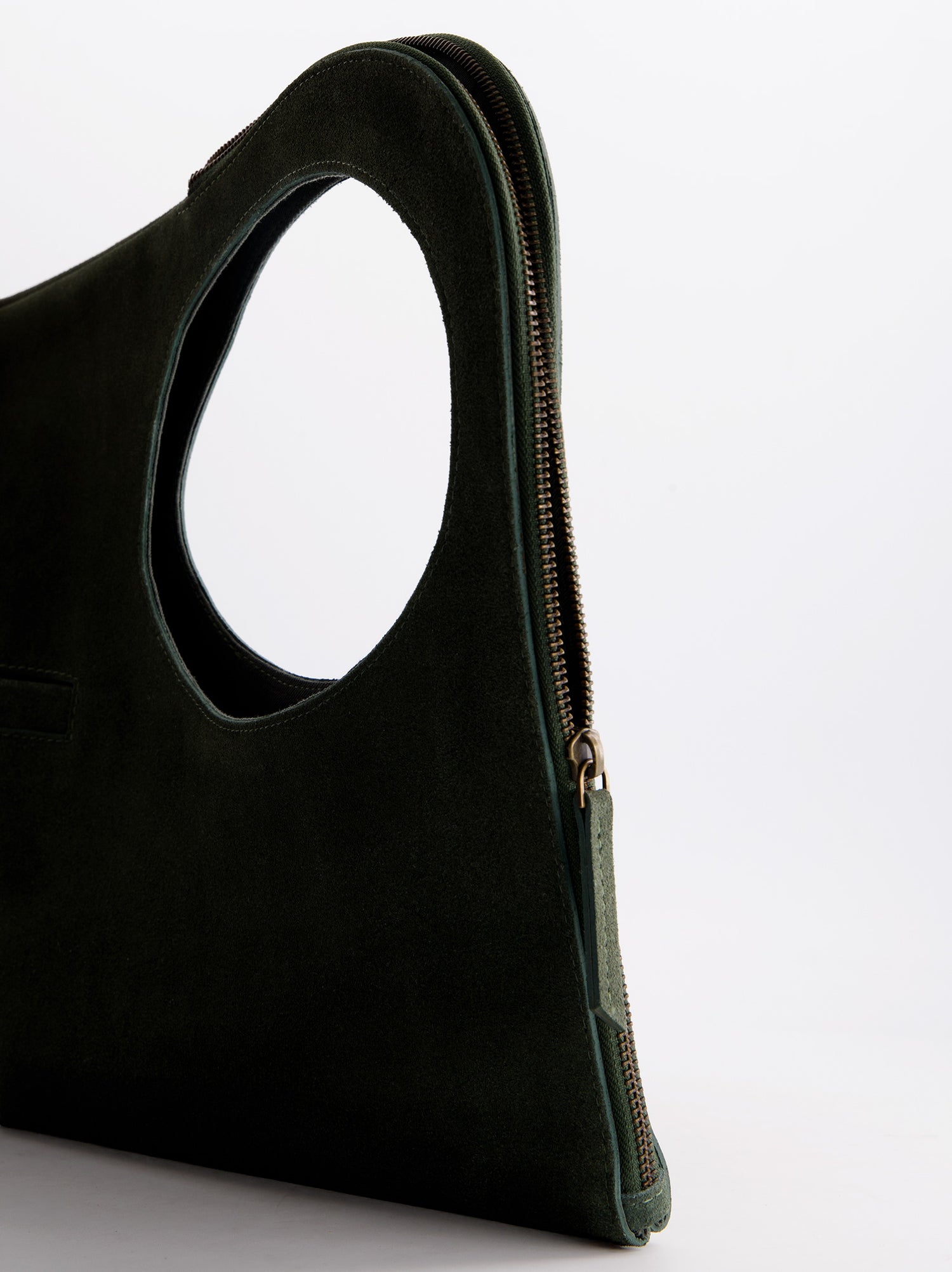 Bolso De Serraje Verde - Mariana