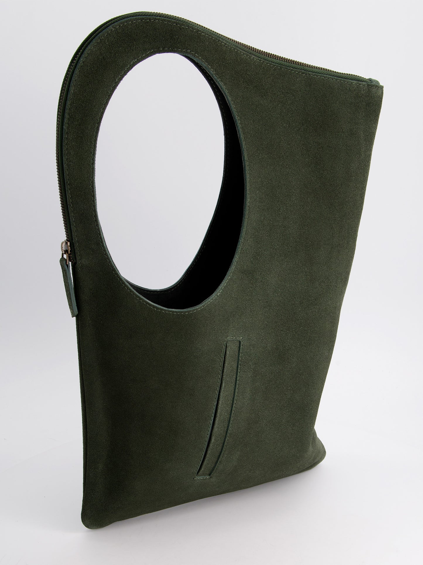 Bolso De Serraje Verde - Mariana