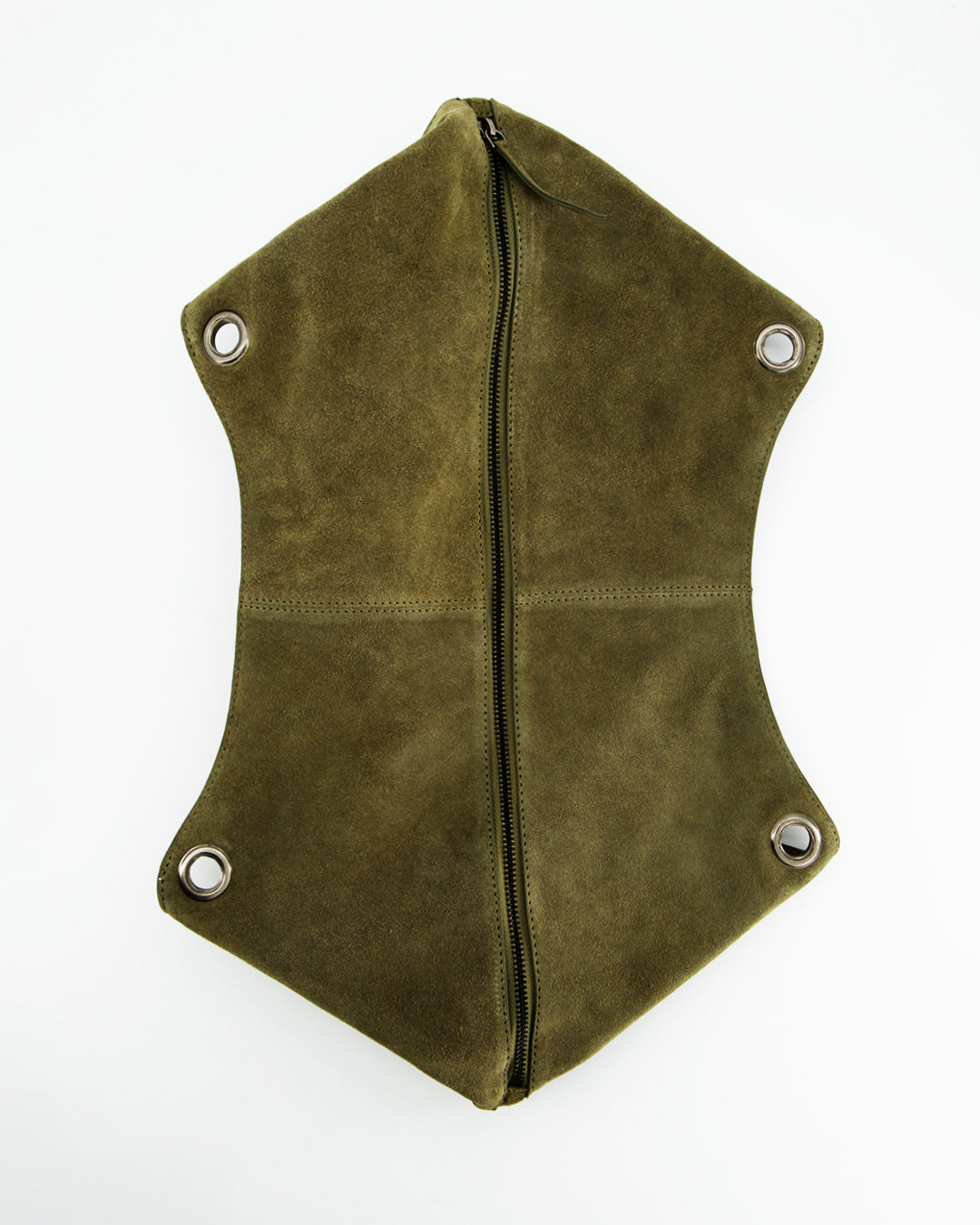Bolso de ante verde oliva - Little Steve