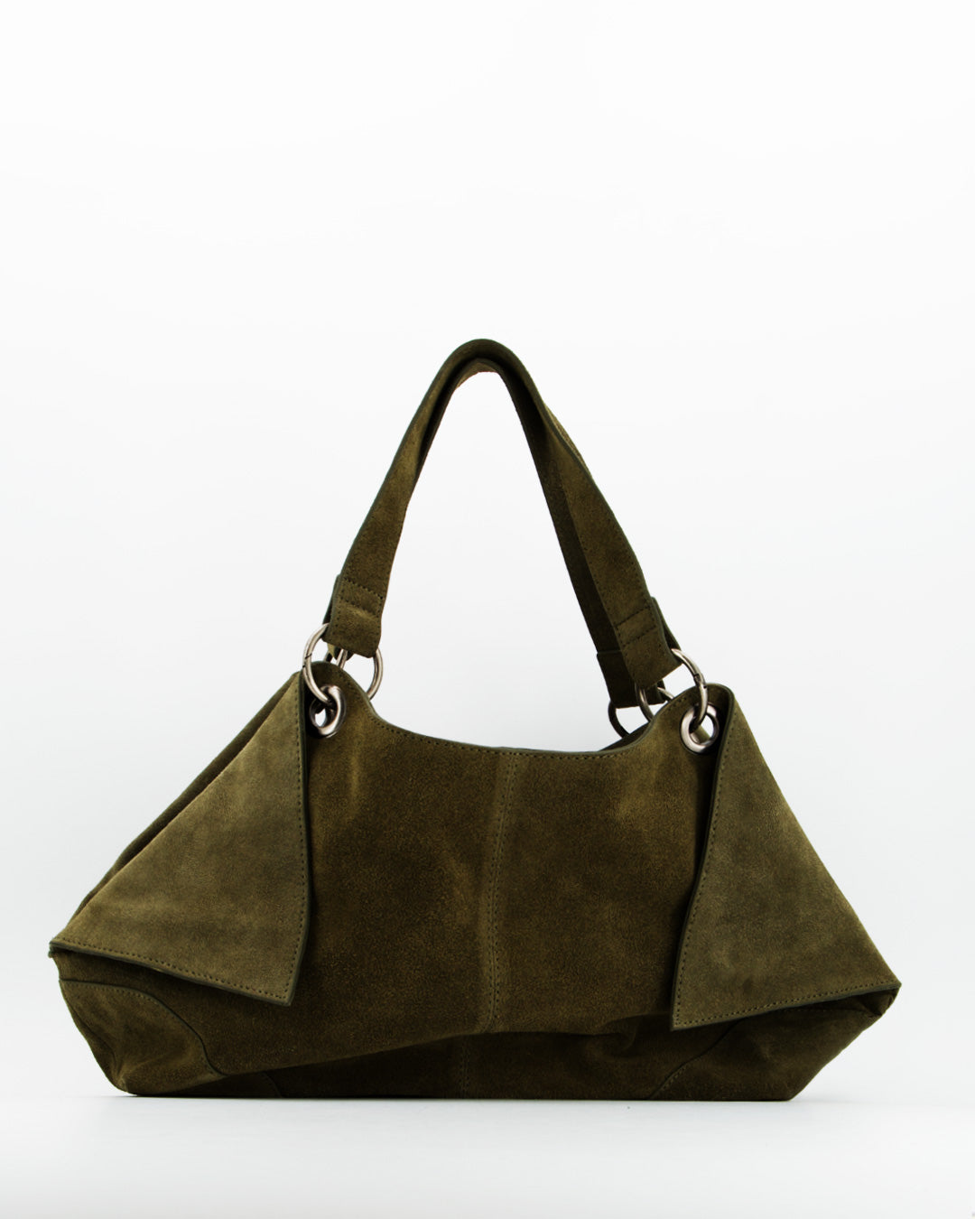 Bolso de ante verde oliva - Little Steve