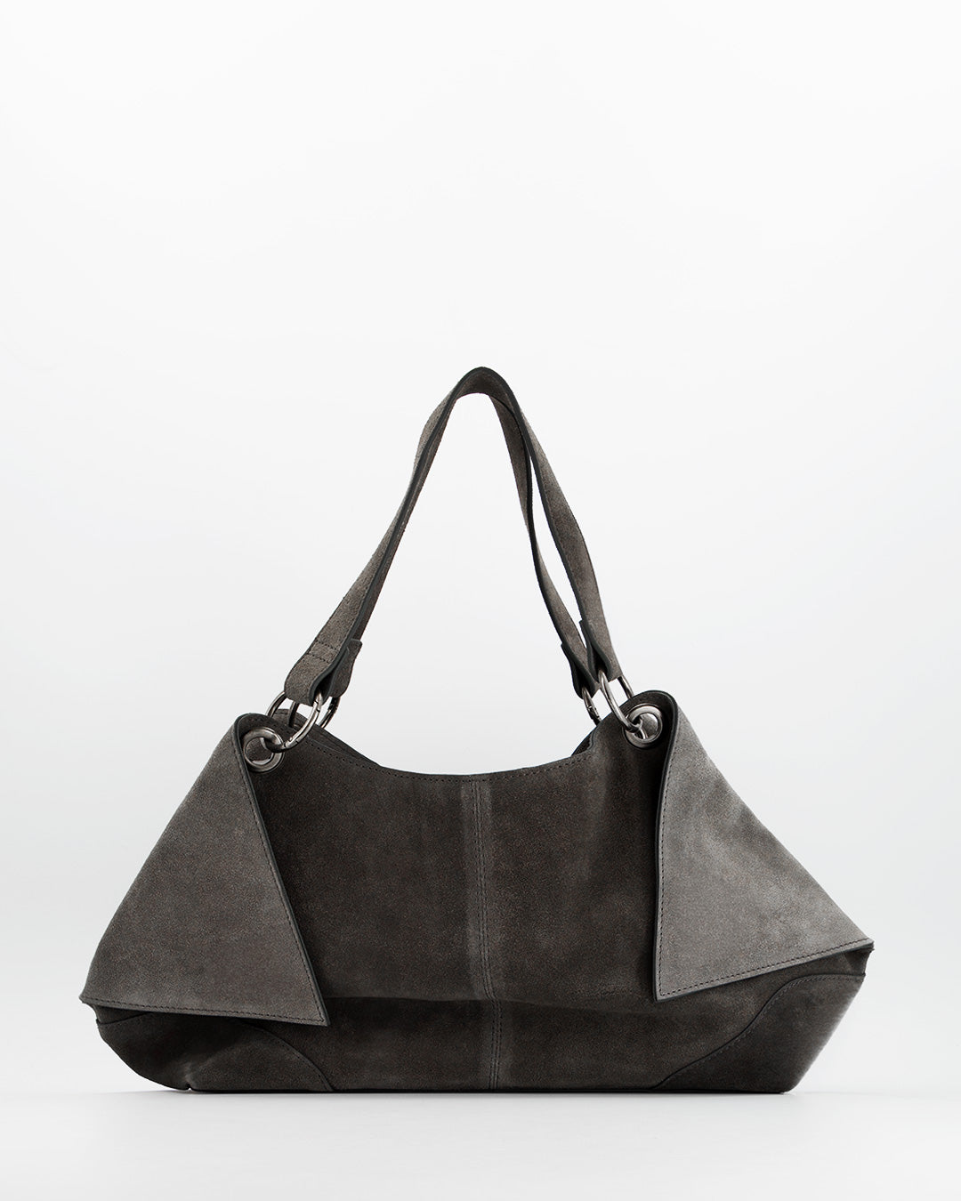 Grey suede bag - Little Steve