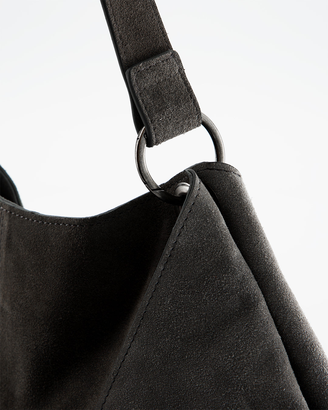 Bolso de ante gris - Little Steve
