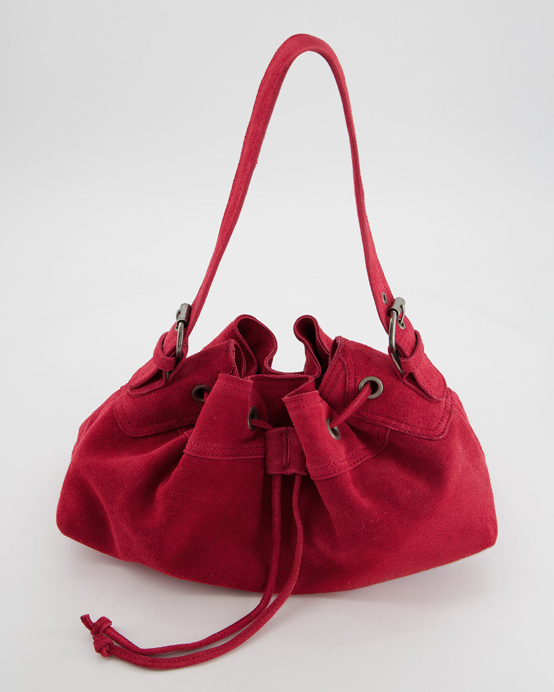 Bolso de ante rosa - Pomelie