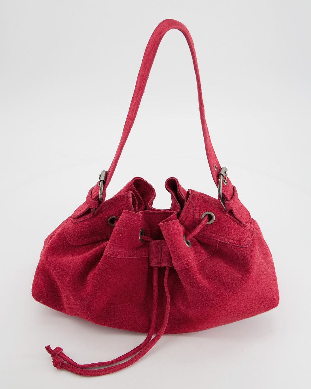 Bolso de ante rosa - Pomelie