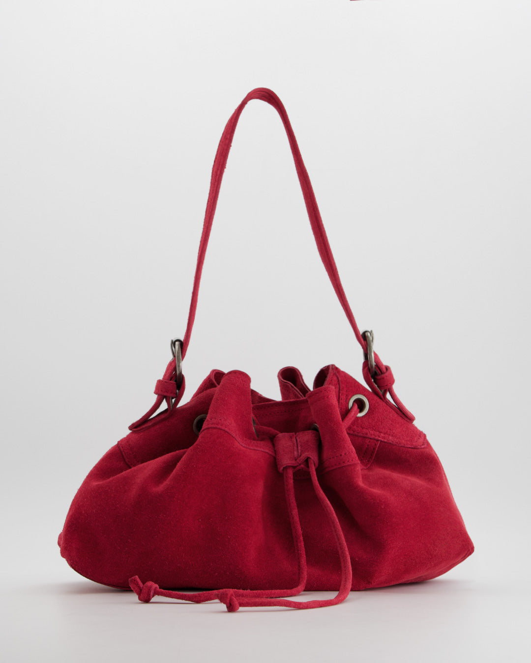 Bolso de ante rosa - Pomelie