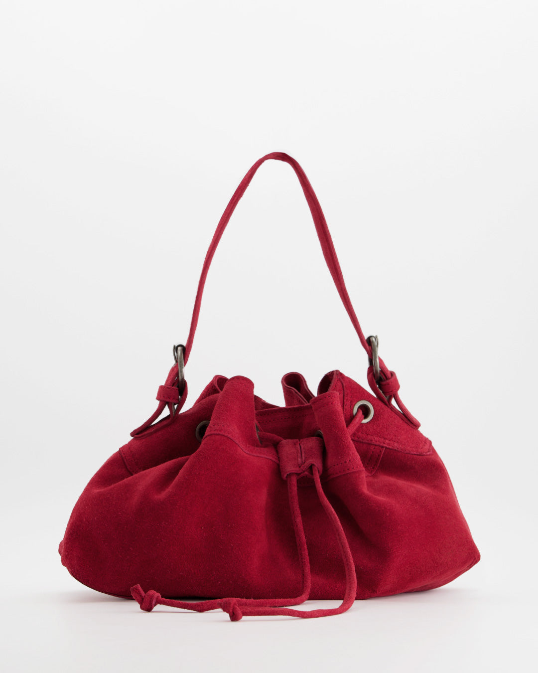 Bolso de ante rosa - Pomelie