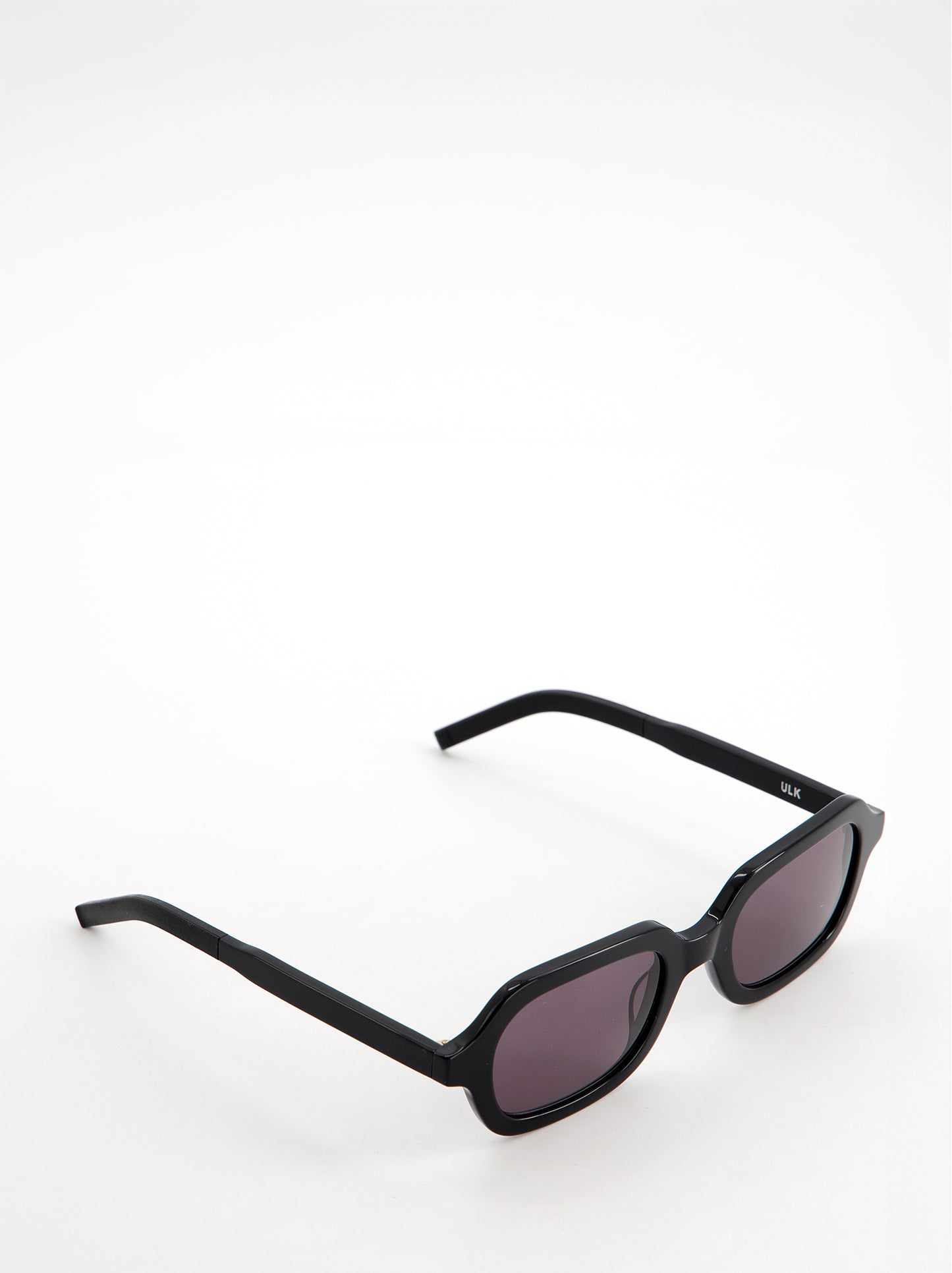 Gafas de sol rectangulares negras con lente lila - Harlem