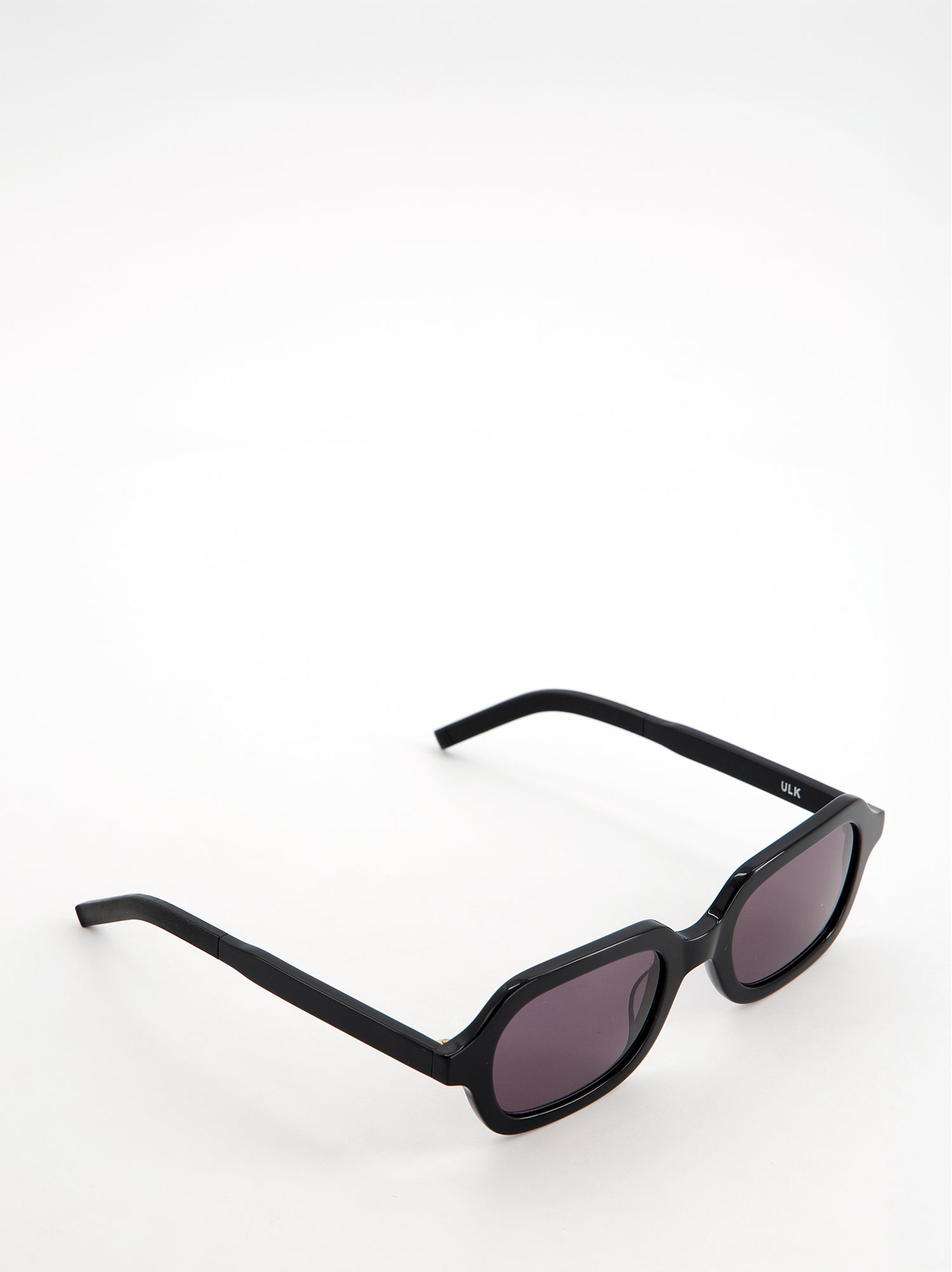 Gafas de sol rectangulares negras con lente lila - Harlem