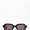 Gafas de sol rectangulares negras con lente lila - Harlem