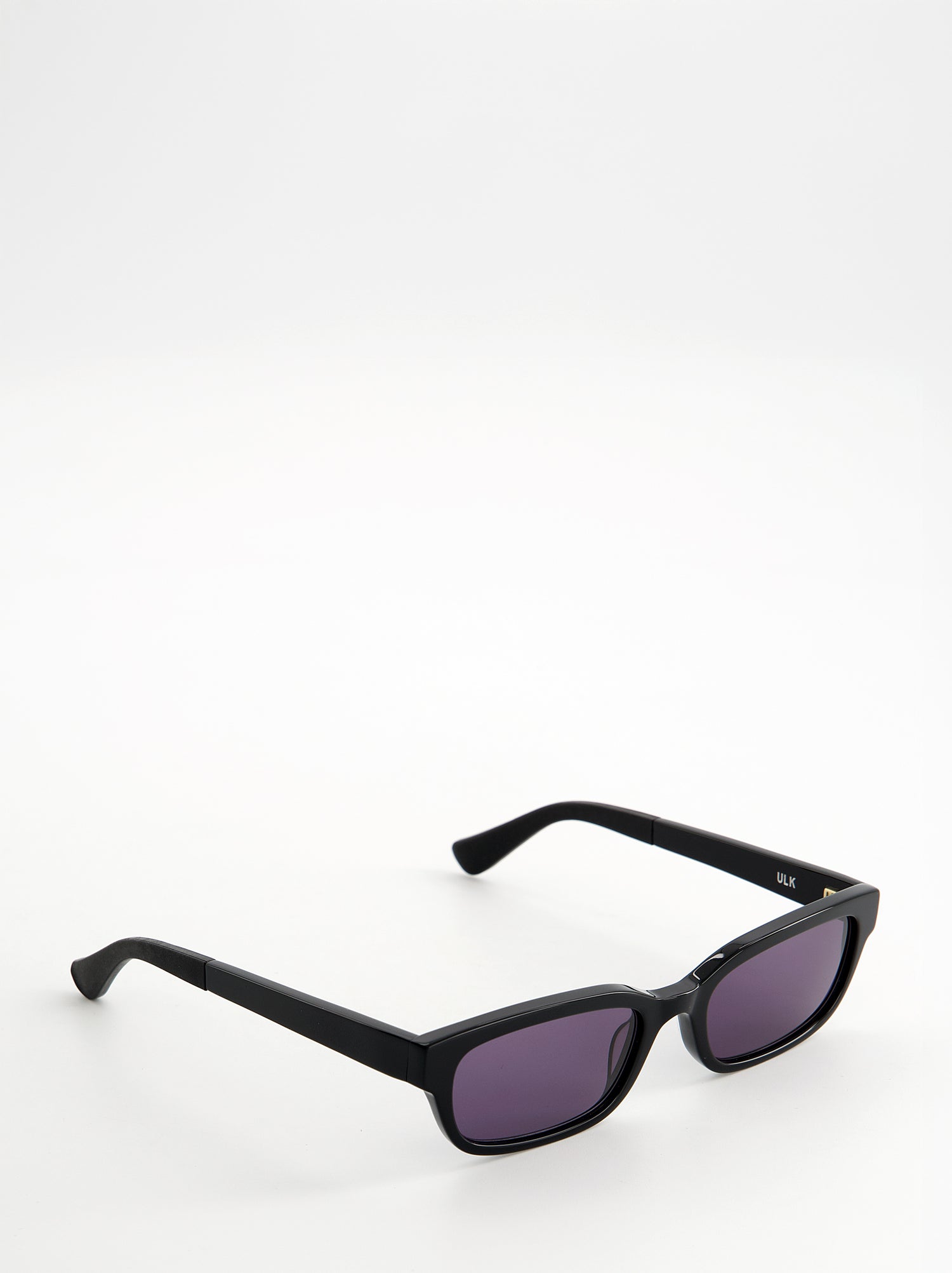 Gafas de sol rectangulares negras con lente violeta - Saint