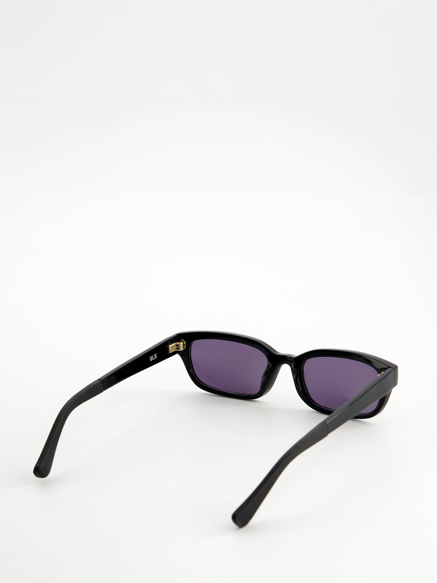 Gafas de sol rectangulares negras con lente violeta - Saint