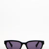 Gafas de sol rectangulares negras con lente violeta - Saint