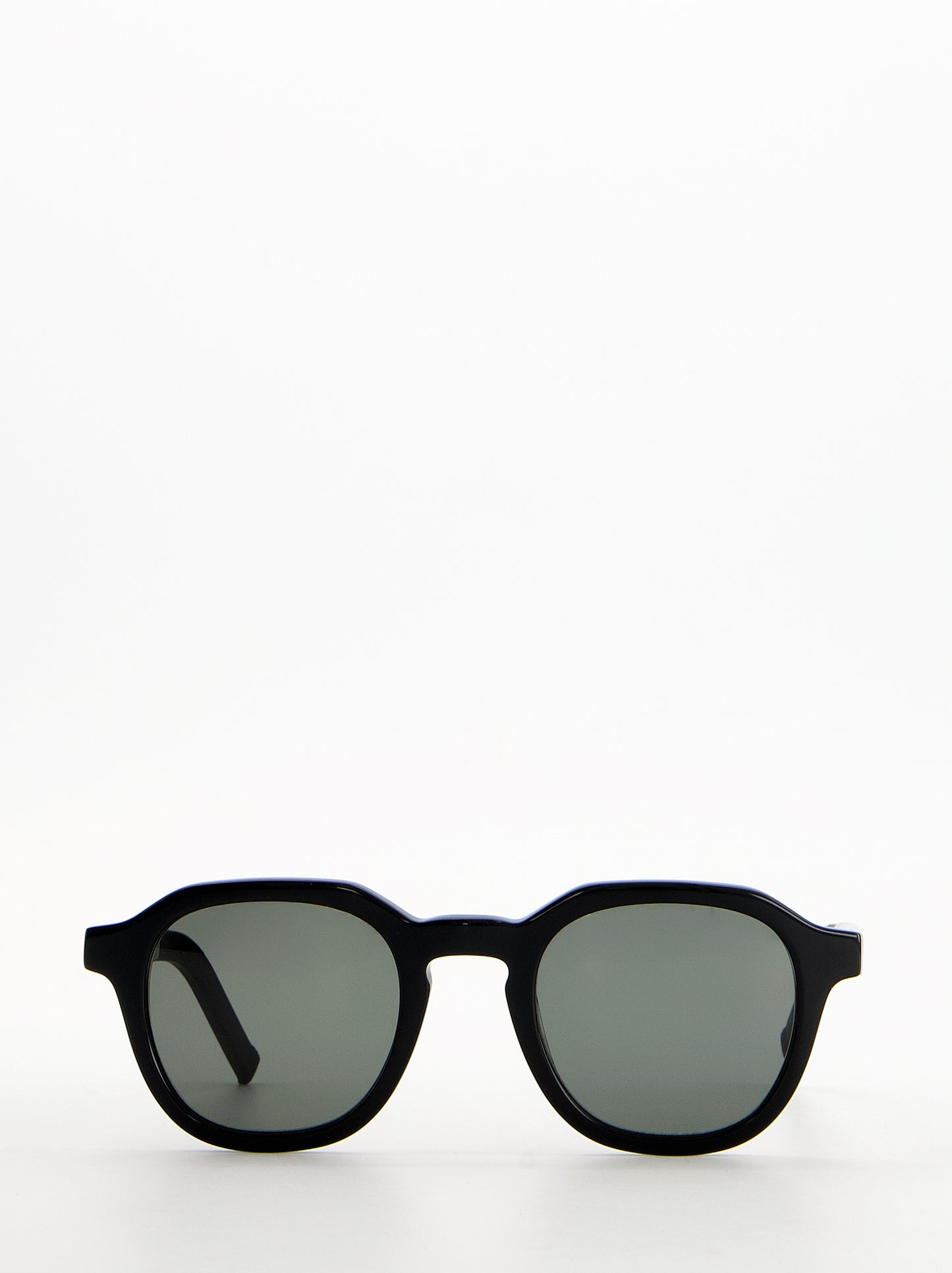 Gafas de sol redondeadas con lente verde - Bowie